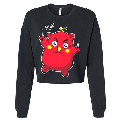 Nyango Star Cropped Pullover Crew