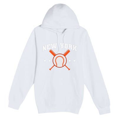 New York Baseball Fan Premium Pullover Hoodie