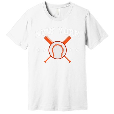 New York Baseball Fan Premium T-Shirt