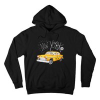 New York Big Apple Yellow Cab Taxi Hoodie