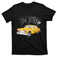 New York Big Apple Yellow Cab Taxi T-Shirt