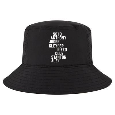 New York Baseball Player Name Cool Comfort Performance Bucket Hat