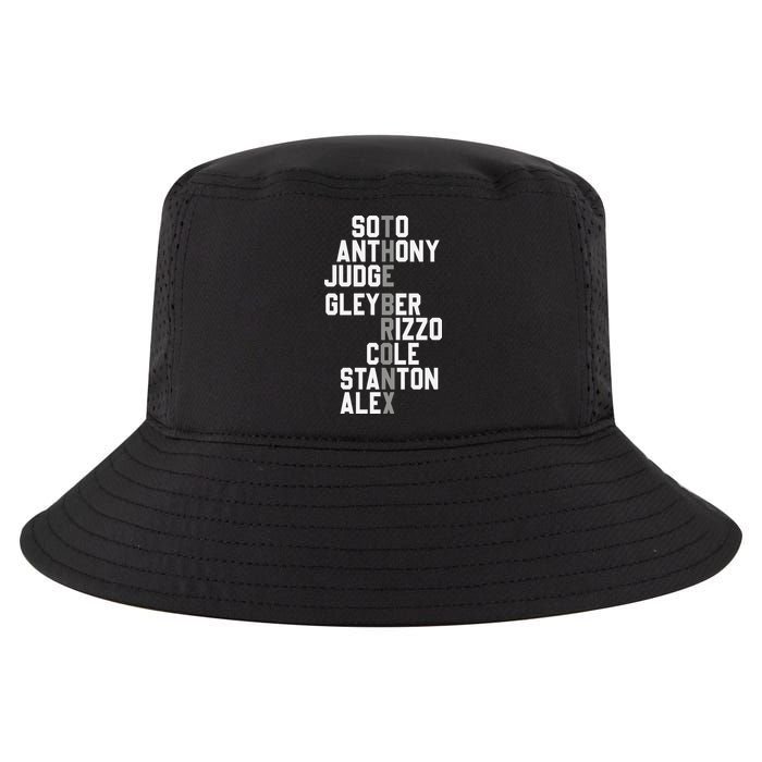 New York Baseball Player Name Cool Comfort Performance Bucket Hat