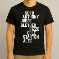 New York Baseball Player Name T-Shirt