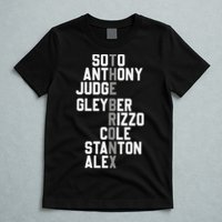New York Baseball Player Name T-Shirt