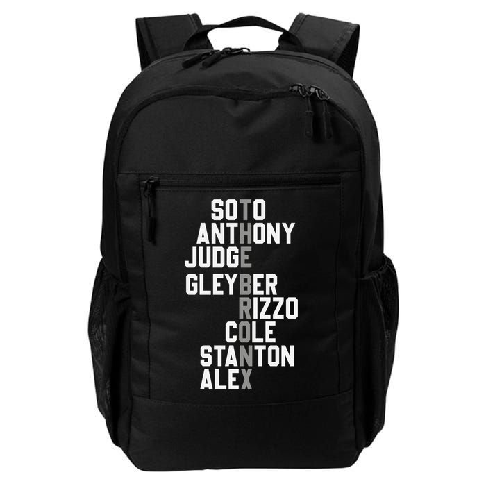 New York Baseball Player Name Backpack