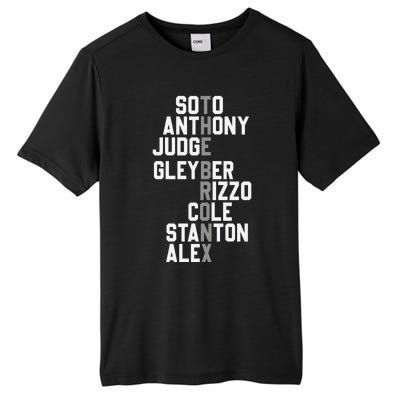 New York Baseball Player Name Tall Fusion ChromaSoft Performance T-Shirt