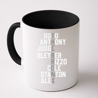 New York Baseball Player Name Mug