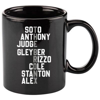 New York Baseball Player Name 11oz C Handle Ceramic Mug