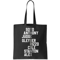 New York Baseball Player Name Bag
