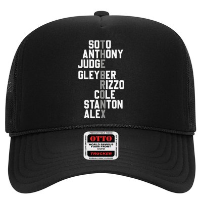 New York Baseball Player Name Hat