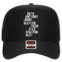 New York Baseball Player Name Hat