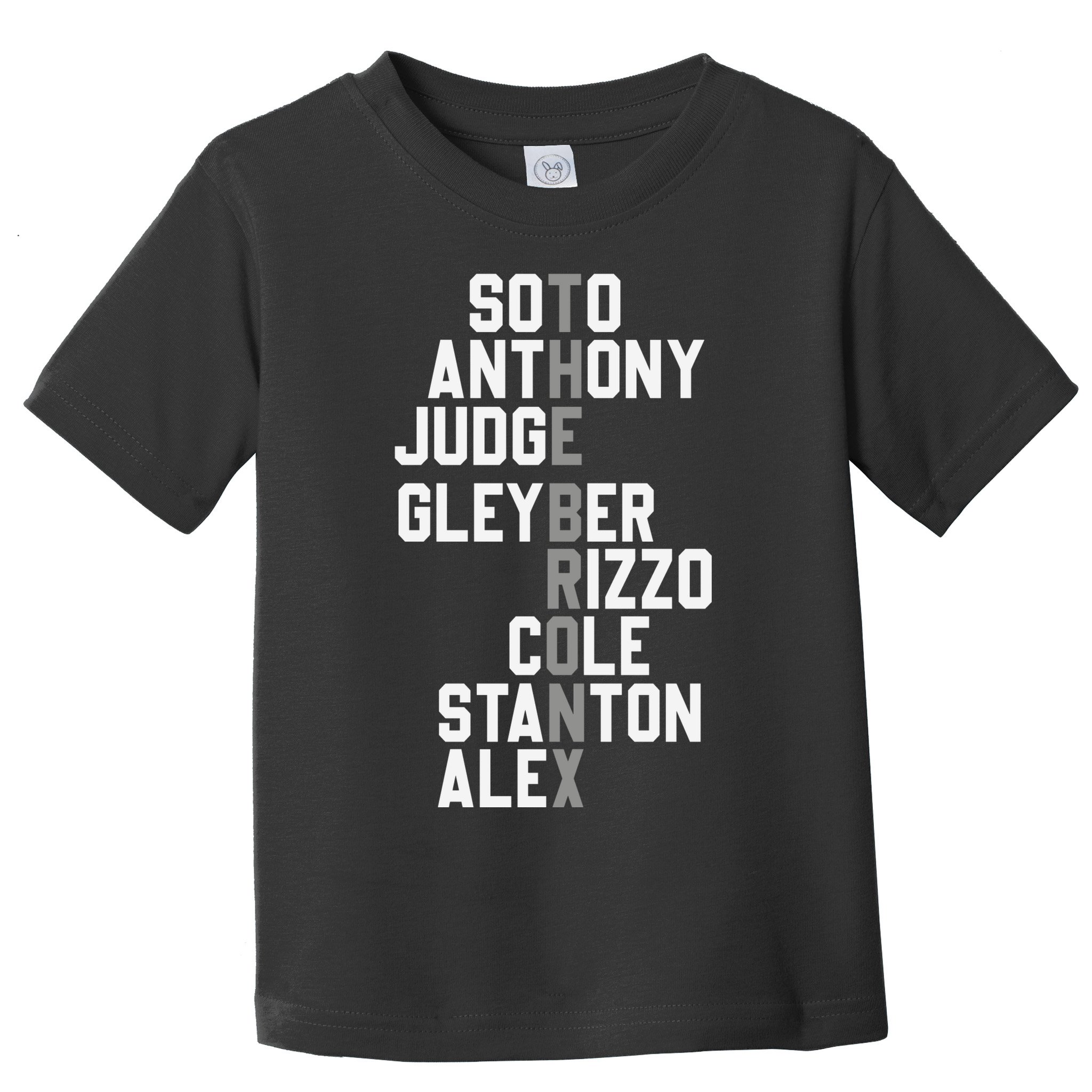 New York Baseball Player Name Toddler T-Shirt