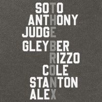 New York Baseball Player Name Cotton Canvas Backpack
