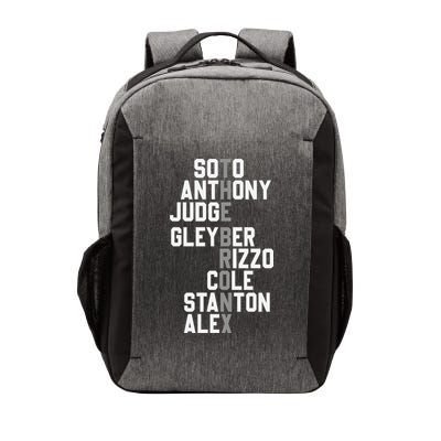 New York Baseball Player Name Vector Backpack
