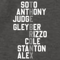 New York Baseball Player Name Vector Backpack