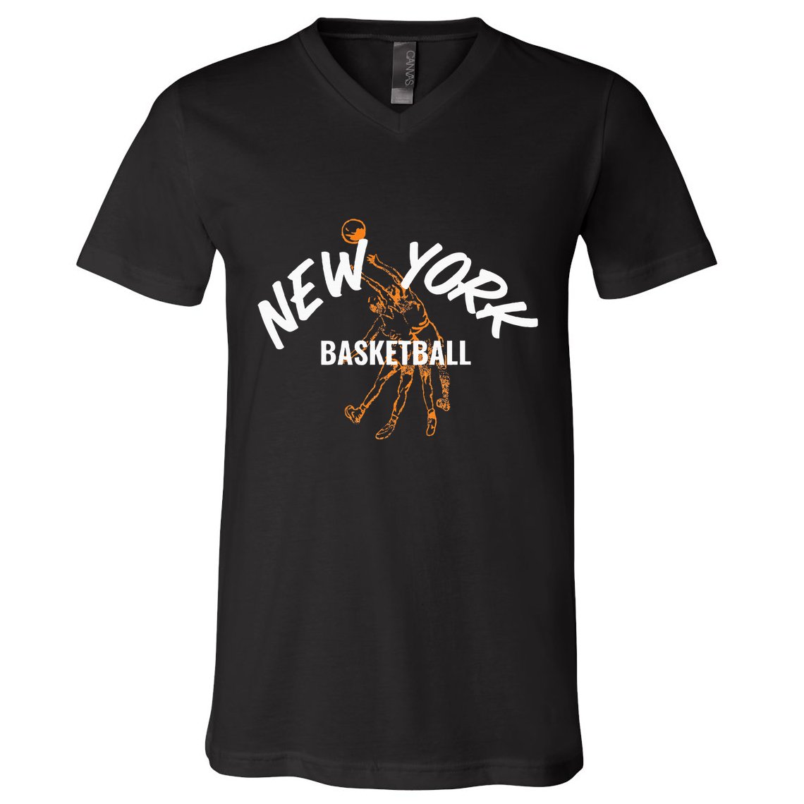 New York Basketball Jersey V-Neck T-Shirt