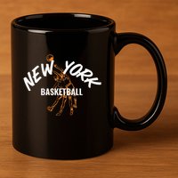 New York Basketball Jersey 11oz C Handle Ceramic Mug