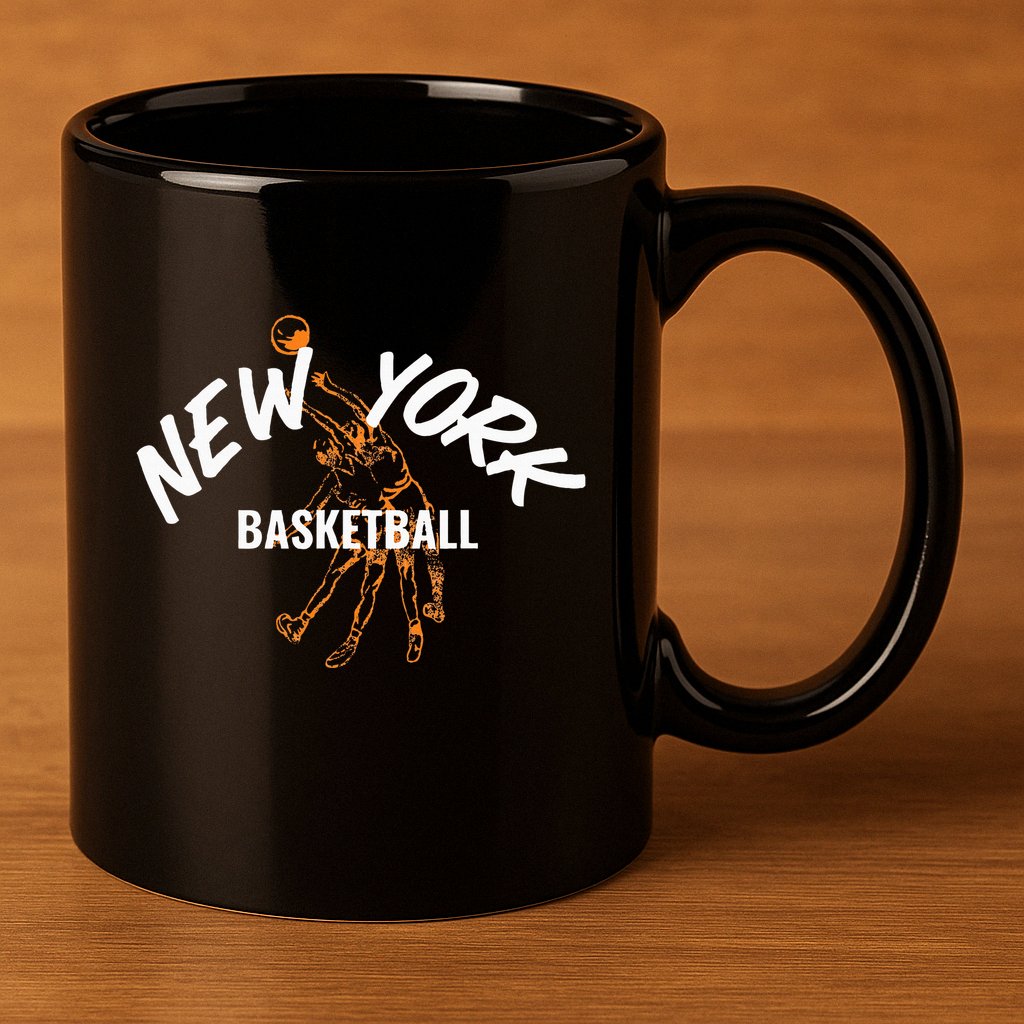 New York Basketball Jersey 11oz C Handle Ceramic Mug