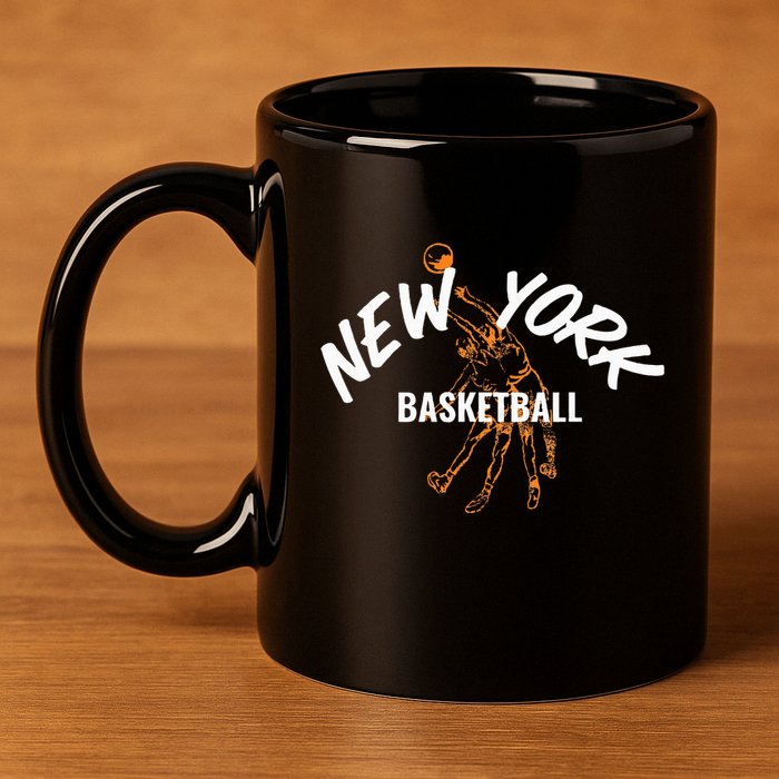 New York Basketball Jersey 11oz C Handle Ceramic Mug