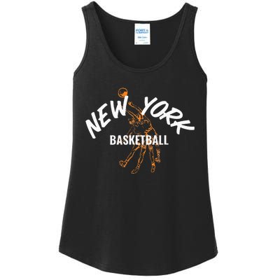 New York Basketball Jersey Ladies Essential Tank