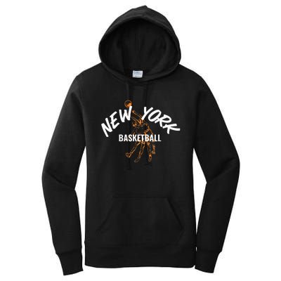 New York Basketball Jersey Women's Pullover Hoodie