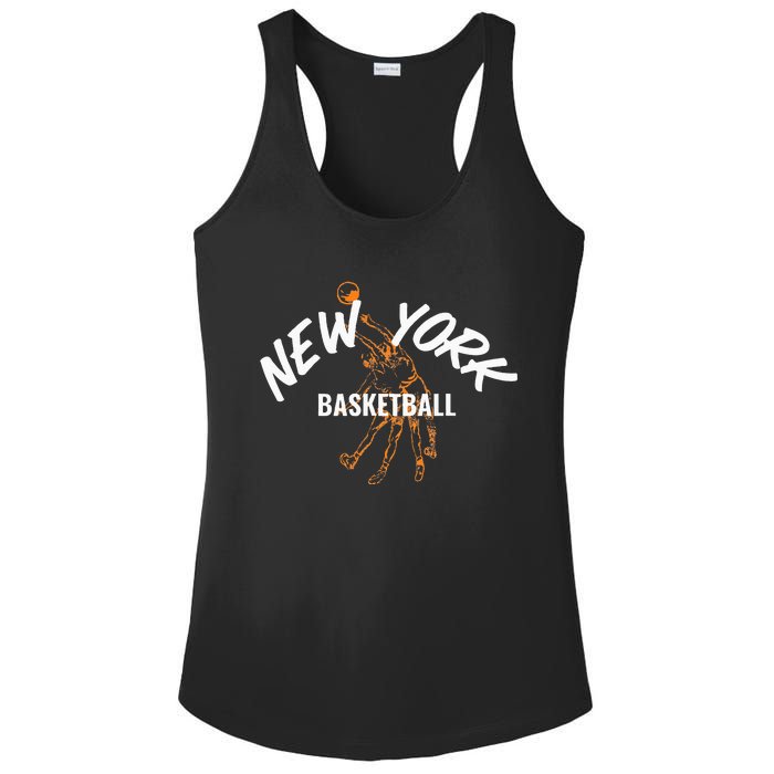 New York Basketball Jersey Ladies PosiCharge Competitor Racerback Tank