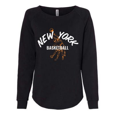 New York Basketball Jersey Womens California Wash Sweatshirt