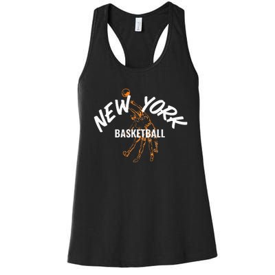 New York Basketball Jersey Women's Racerback Tank