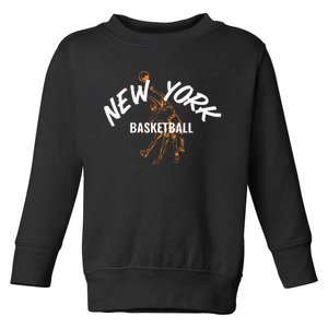 New York Basketball Jersey Toddler Sweatshirt