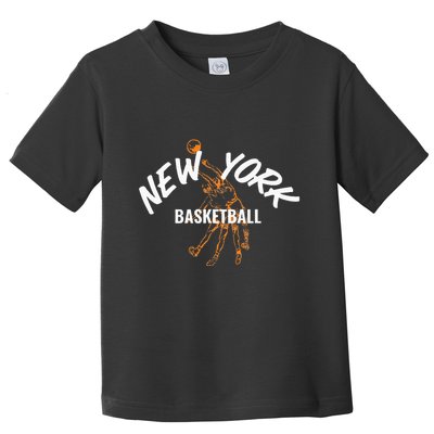 New York Basketball Jersey Toddler T-Shirt
