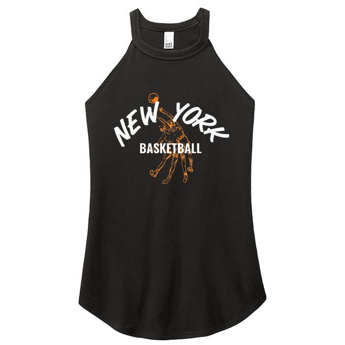 New York Basketball Jersey Women's Perfect Tri Rocker Tank