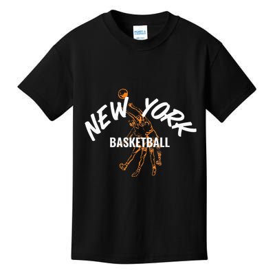 New York Basketball Jersey Kids T-Shirt