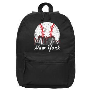 New York Baseball NY 16 in Basic Backpack