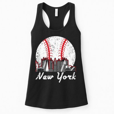New York Baseball NY Womens Tank Top