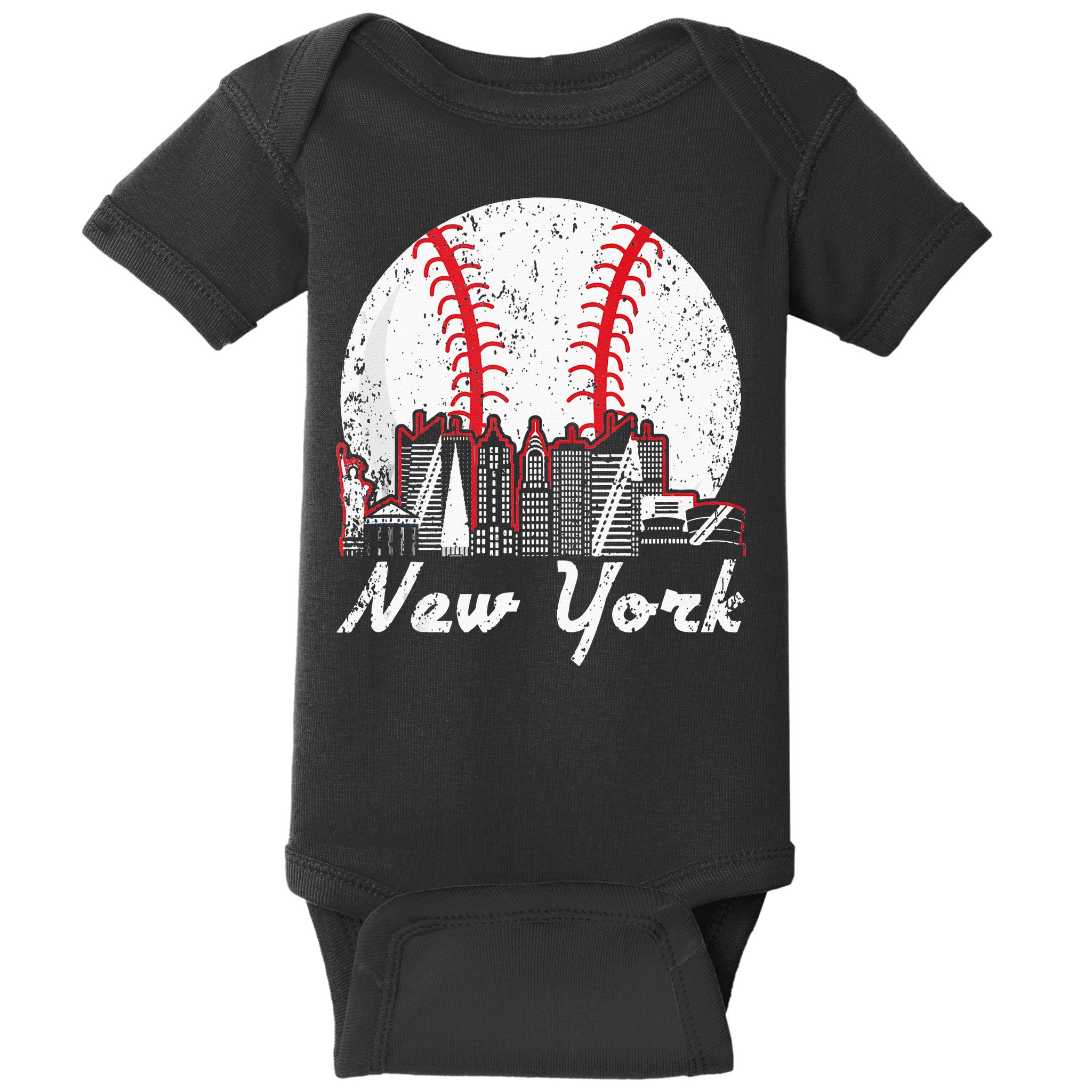 New York Baseball NY Baby Bodysuit