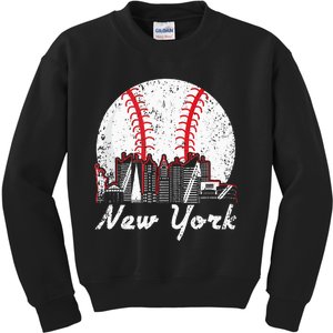 New York Baseball NY Kids Sweatshirt