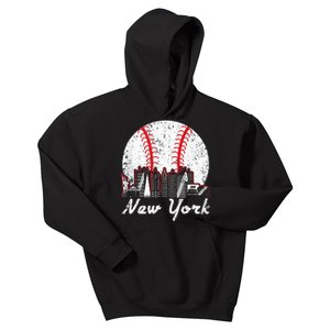 New York Baseball NY Kids Hoodie