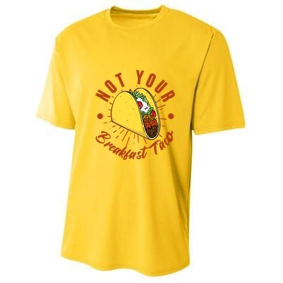 Not Your Breakfast Taco Youth Performance Sprint T-Shirt