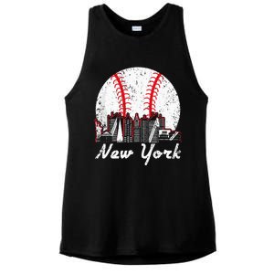 New York Baseball NY Ladies PosiCharge Tri-Blend Wicking Tank