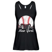 New York Baseball NY Ladies Essential Flowy Tank