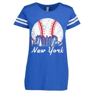 New York Baseball NY Enza Ladies Jersey Football T-Shirt