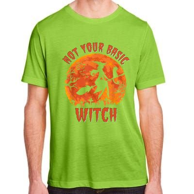 Not Your Basic Witch Funny Halloween Costume Gift Adult ChromaSoft Performance T-Shirt