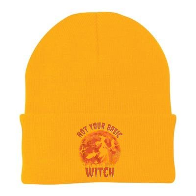 Not Your Basic Witch Funny Halloween Costume Gift Knit Cap Winter Beanie