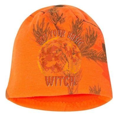 Not Your Basic Witch Funny Halloween Costume Gift Kati - Camo Knit Beanie