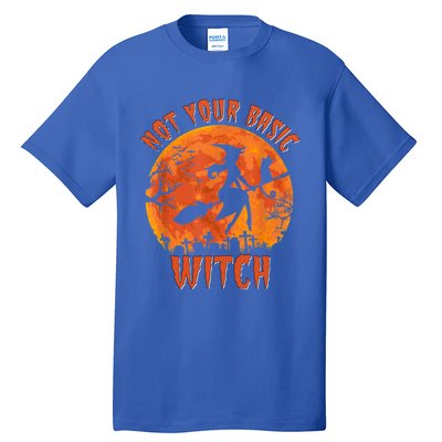 Not Your Basic Witch Funny Halloween Costume Gift Tall T-Shirt