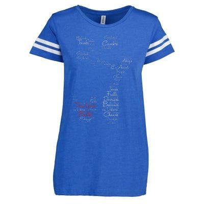 New York Ballet Pointe Shoe Women Girl Enza Ladies Jersey Football T-Shirt