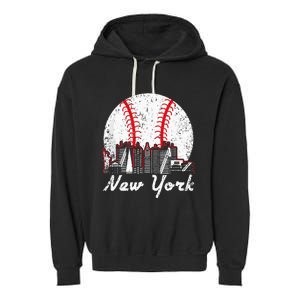 New York Baseball NY Garment-Dyed Fleece Hoodie