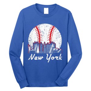 New York Baseball NY Long Sleeve Shirt