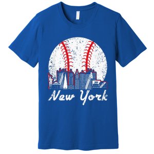 New York Baseball NY Premium T-Shirt